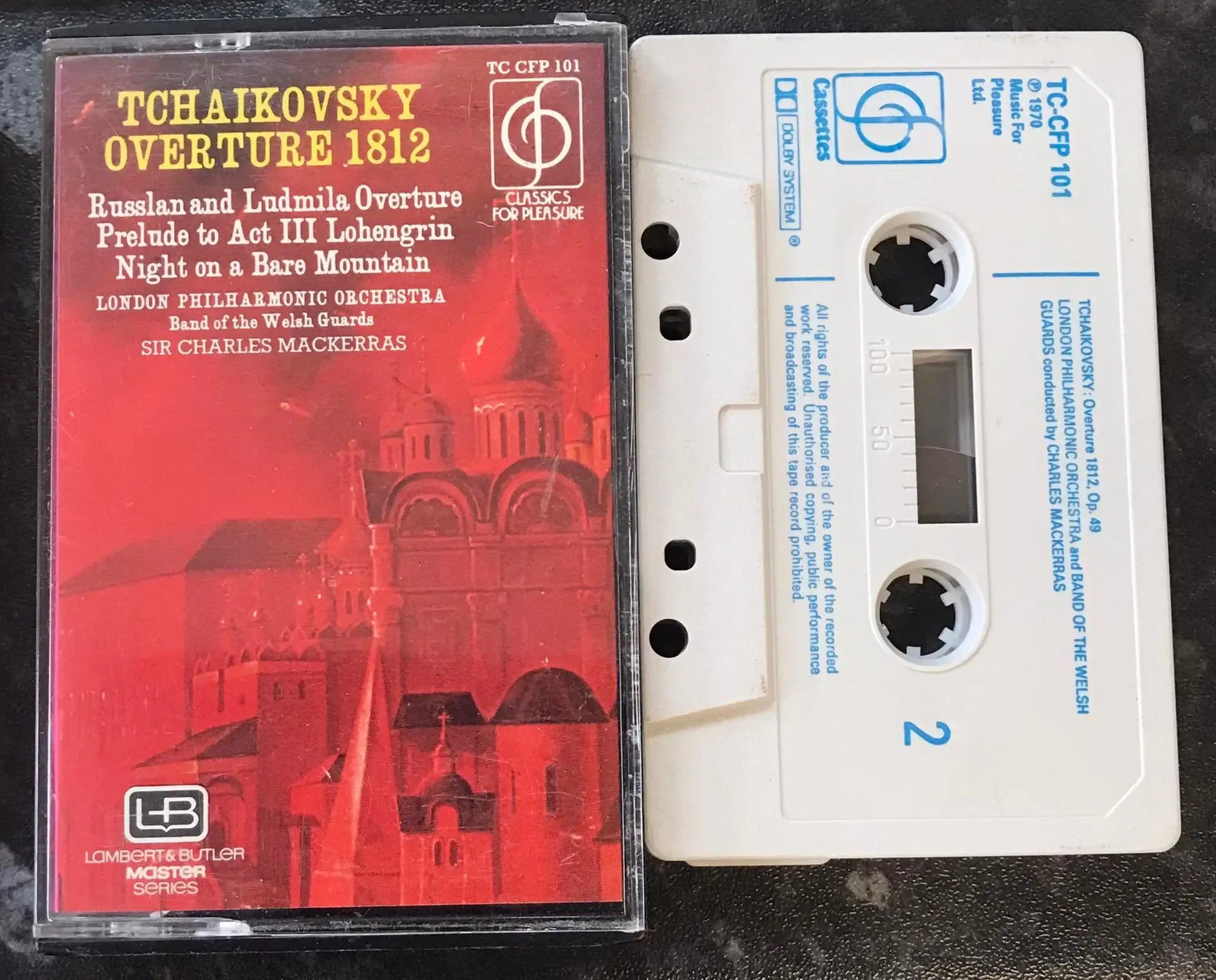 Tchaikovsky, 1812 Overture, Op 49, Russlan, Ludmila, TC CFP 101 Magretro