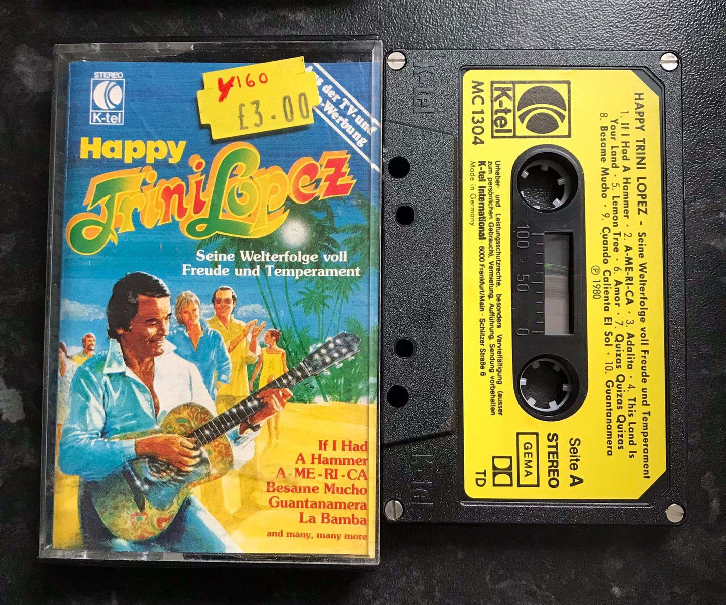Happy Trini Lopez Album, MC Musikkassette, Latin Pop, MC 1304 Magretro