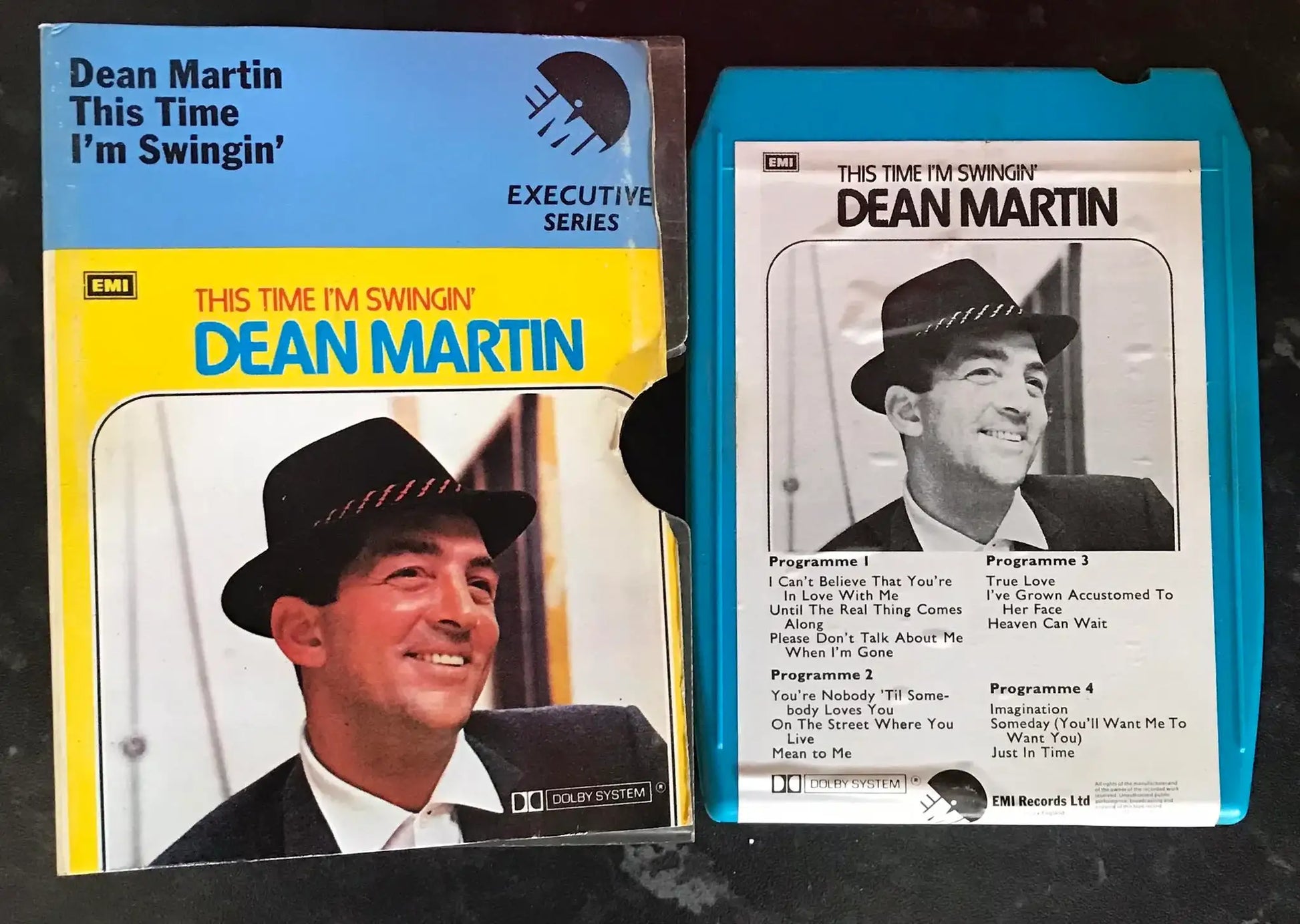 8 Track Stereo, Dean Martin, This Time I'm Swingin' Cartridge, EMI 8X EXE 45 Magretro