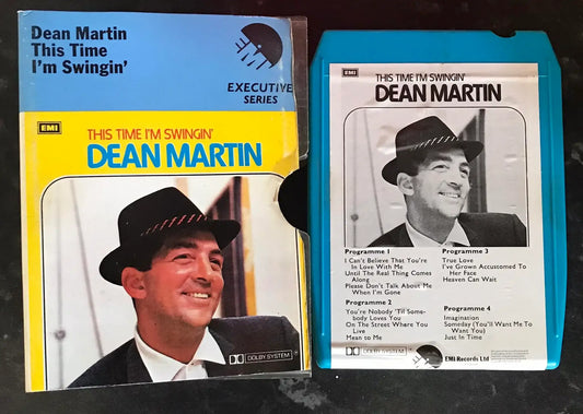 8 Track Stereo, Dean Martin, This Time I'm Swingin' Cartridge, EMI 8X EXE 45 Magretro