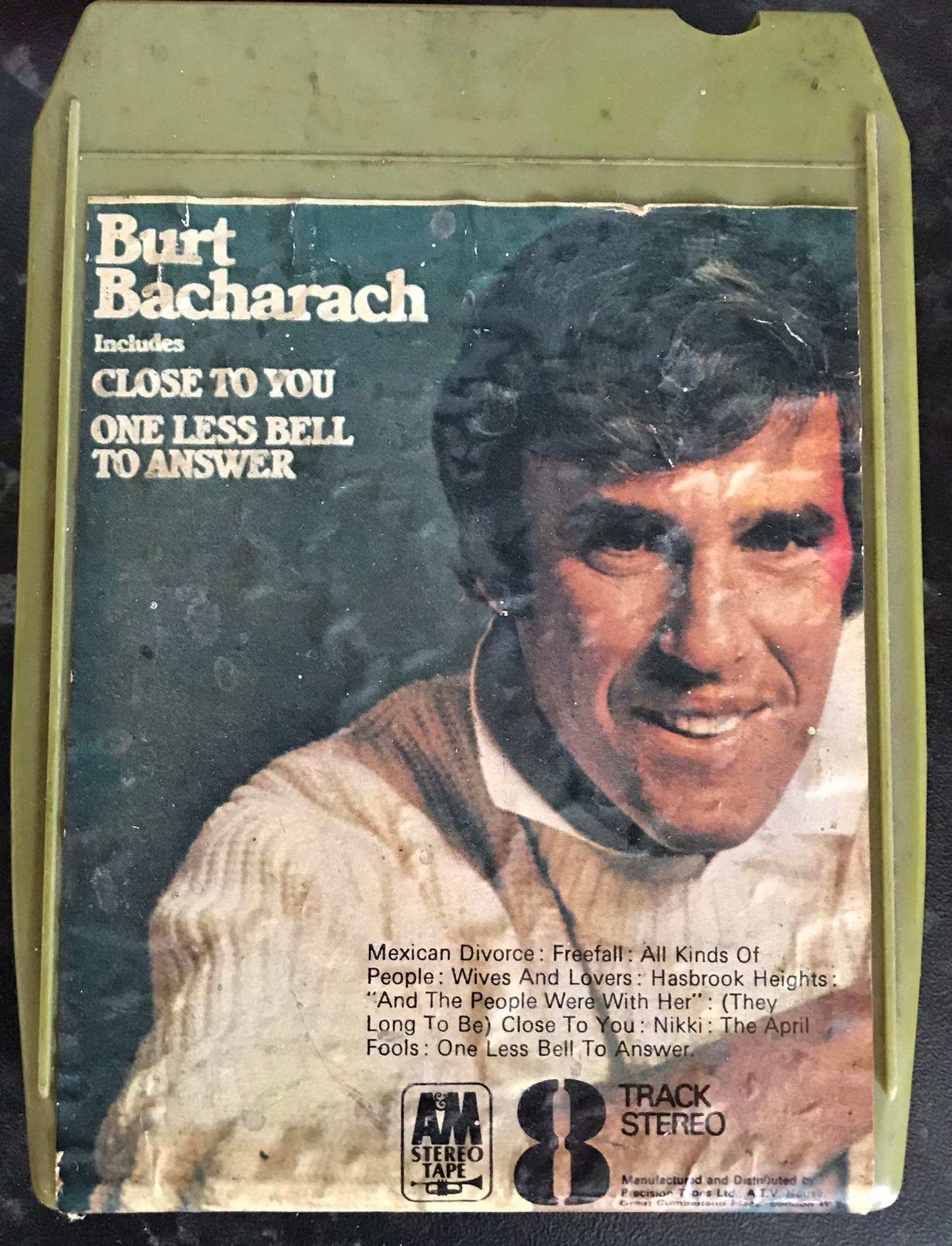 8 Track Stereo, Burt Bacharach, Close To You/One Less Bell To Answer Magretro