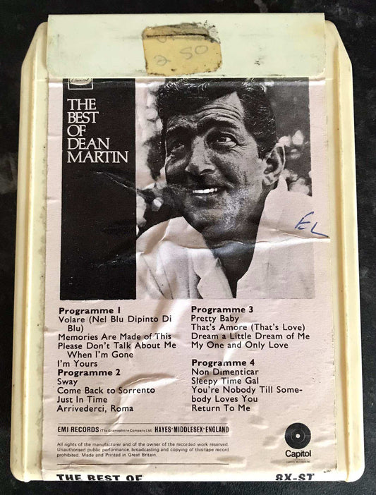 8 Track Stereo, Dean Martin, The Best Of Dean Martin, Capitol, 8X-ST 21194 Magretro