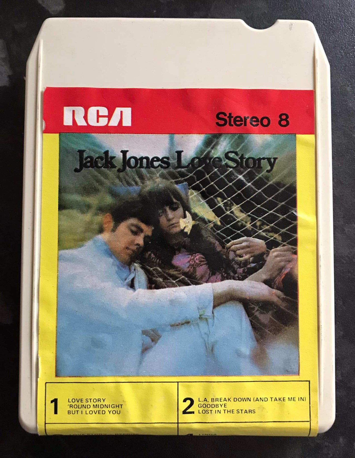 Jack Jones, Love Story, 8 TRACK Vintage Cassette Magretro