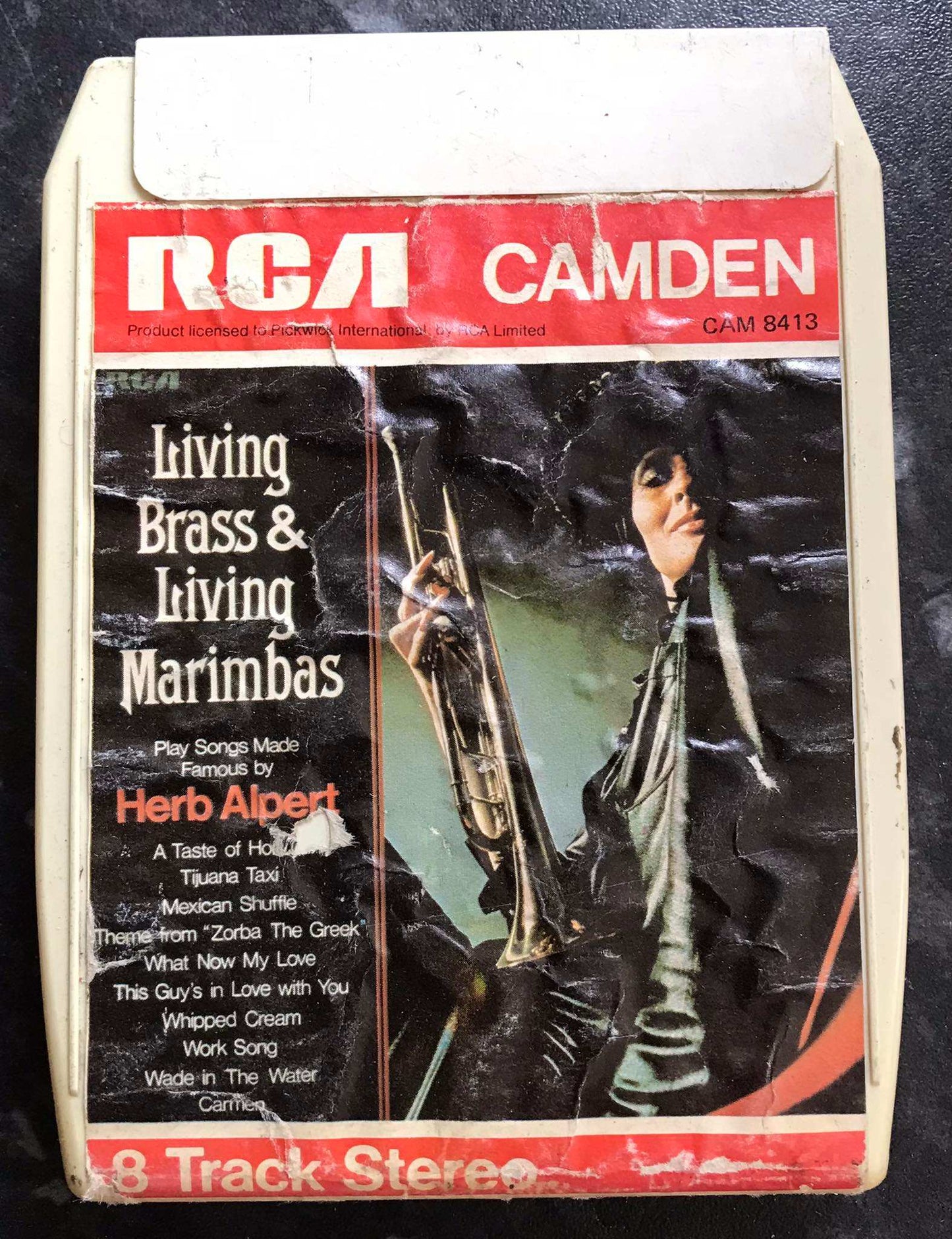 8 Track Stereo, Herb Alpert, Living Brass & Living Marimbas, CAM 8413 Magretro