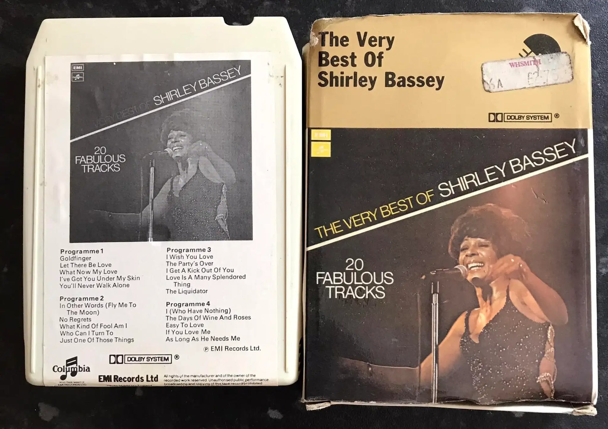 8 Track Stereo, The Very Best of Shirley Basey Cartridge, EMI 8X-SCX 6569 Magretro