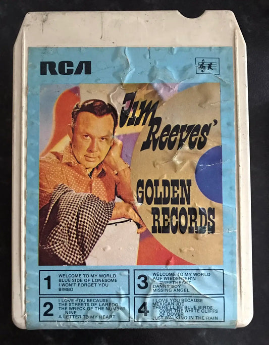 Jim Reeves, Golden Records, 8 TRACK Vintage Cassette Magretro
