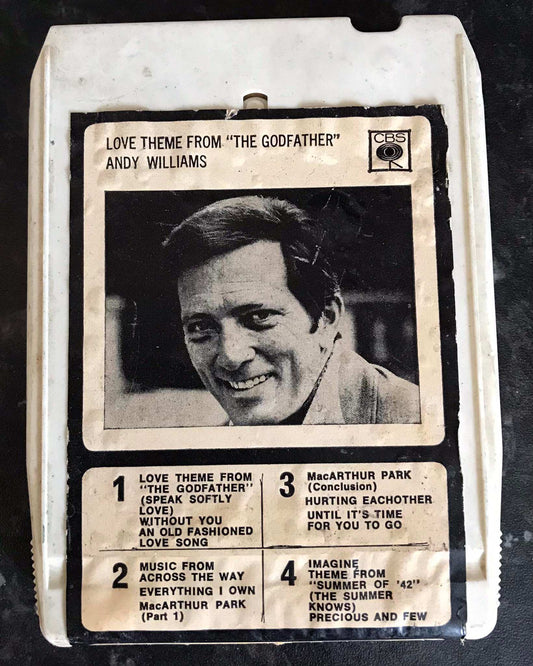 8 Track Stereo, Andy Williams, Love Theme From "The Godfather", CBS, 42-64869 Magretro