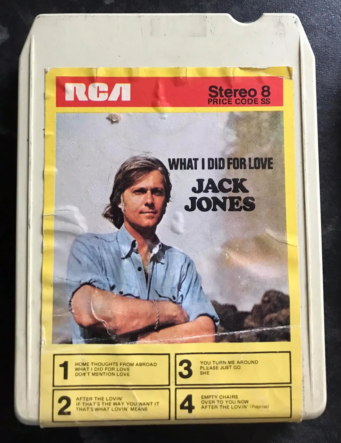 Jack Jones, What I Did For Love, 8 TRACK Vintage Cassette Magretro