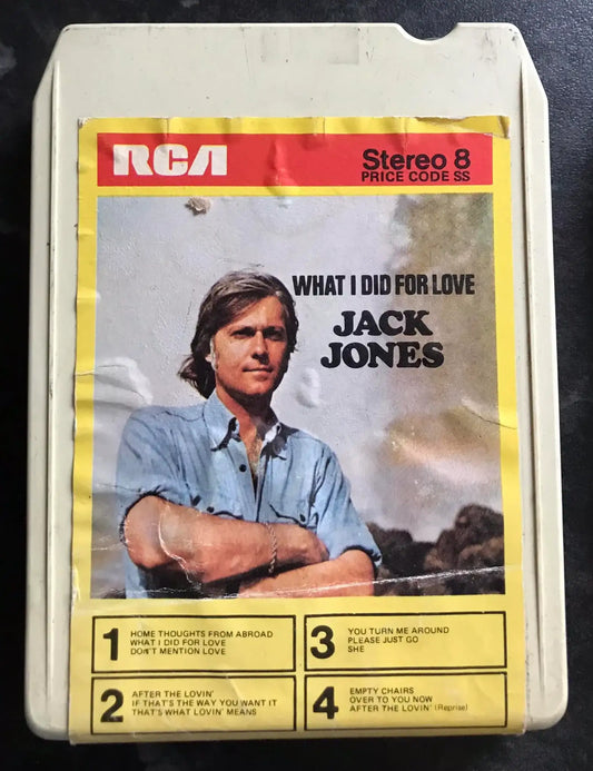 Jack Jones, What I Did For Love, 8 TRACK Vintage Cassette Magretro