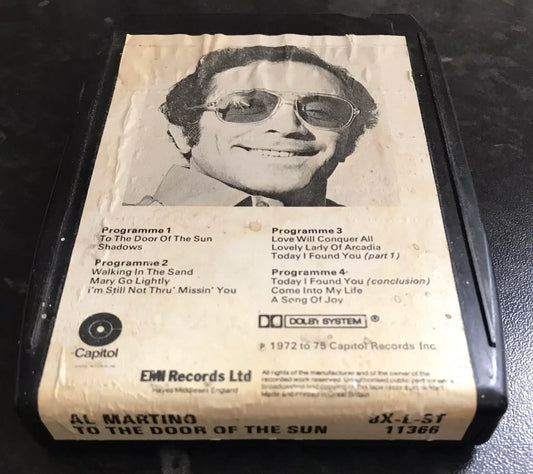 8 Track Stereo, Al Martino, To The Door Of The Sun, Capitol, 8xt-11366 Magretro