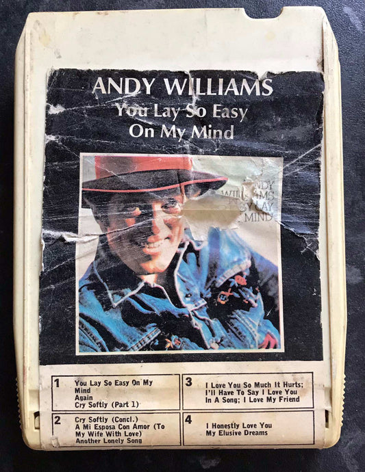 8 Track Stereo, Andy Williams, You Lay So Easy On My Mind, CBS 42-80490 Magretro