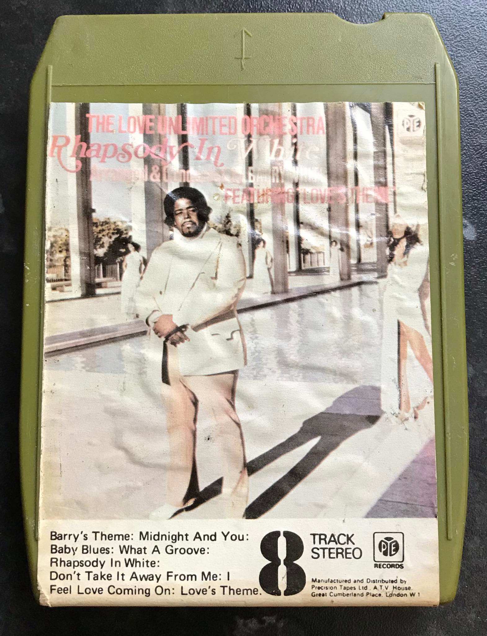 8 Track Stereo, The Love Unlimited Orchestra, Rhapsody In White, Y8P 28191 Magretro