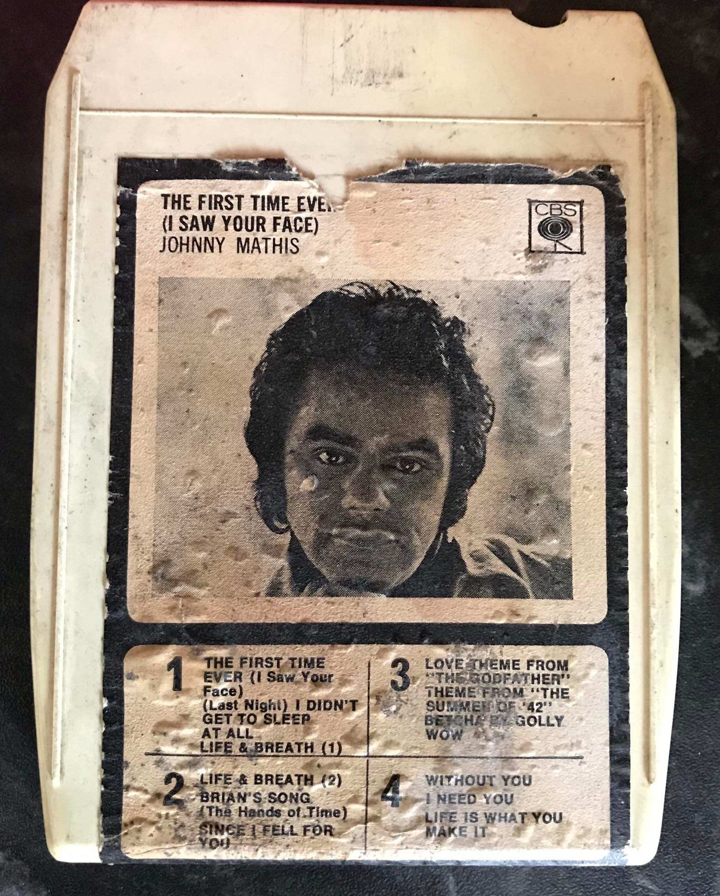 8 Track Stereo, Johnny Mathis, The First Time Ever, CBS, 42-64930 Magretro