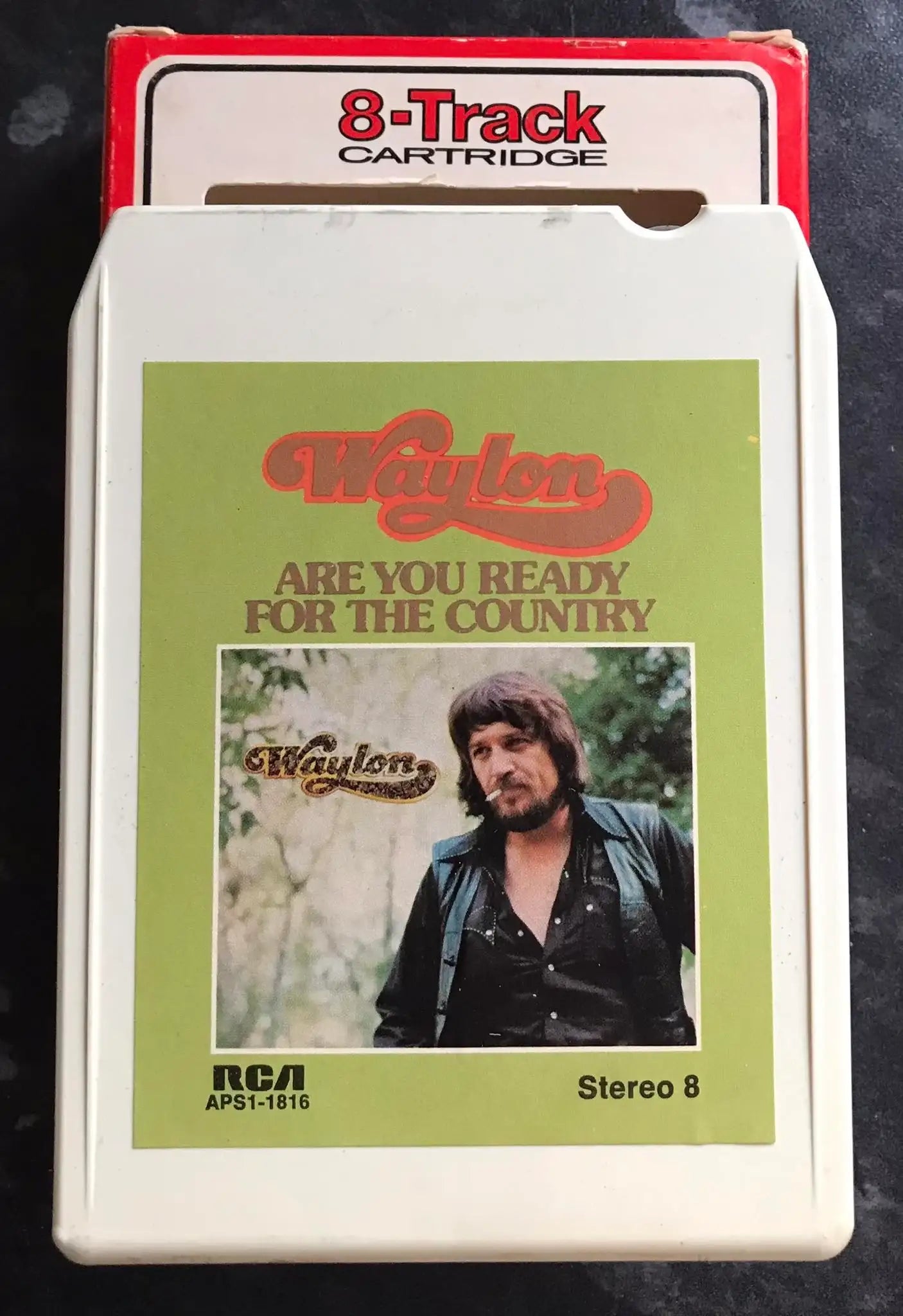 8 Track Stereo, Waylon Jennings, Are You Ready For The Country, Vintage Magretro