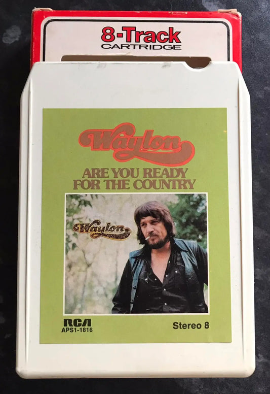 8 Track Stereo, Waylon Jennings, Are You Ready For The Country, Vintage Magretro