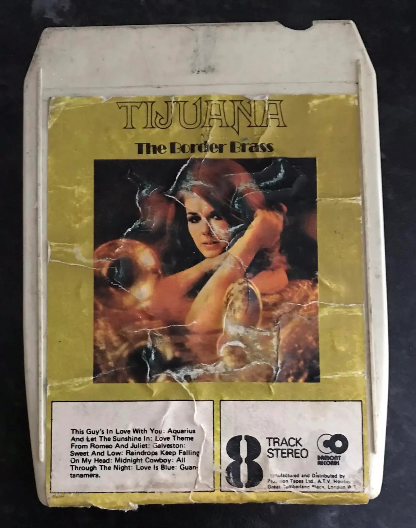 Tijuana, The Border Brass, 8 TRACK Vintage Cassette Magretro