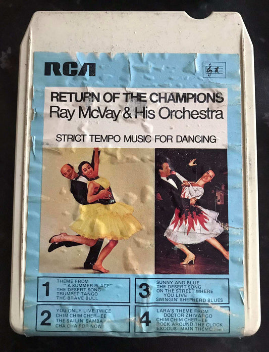 Ray McVay & His Orchestra, Return Of The Champions, 8 TRACK Vintage Cassette Magretro