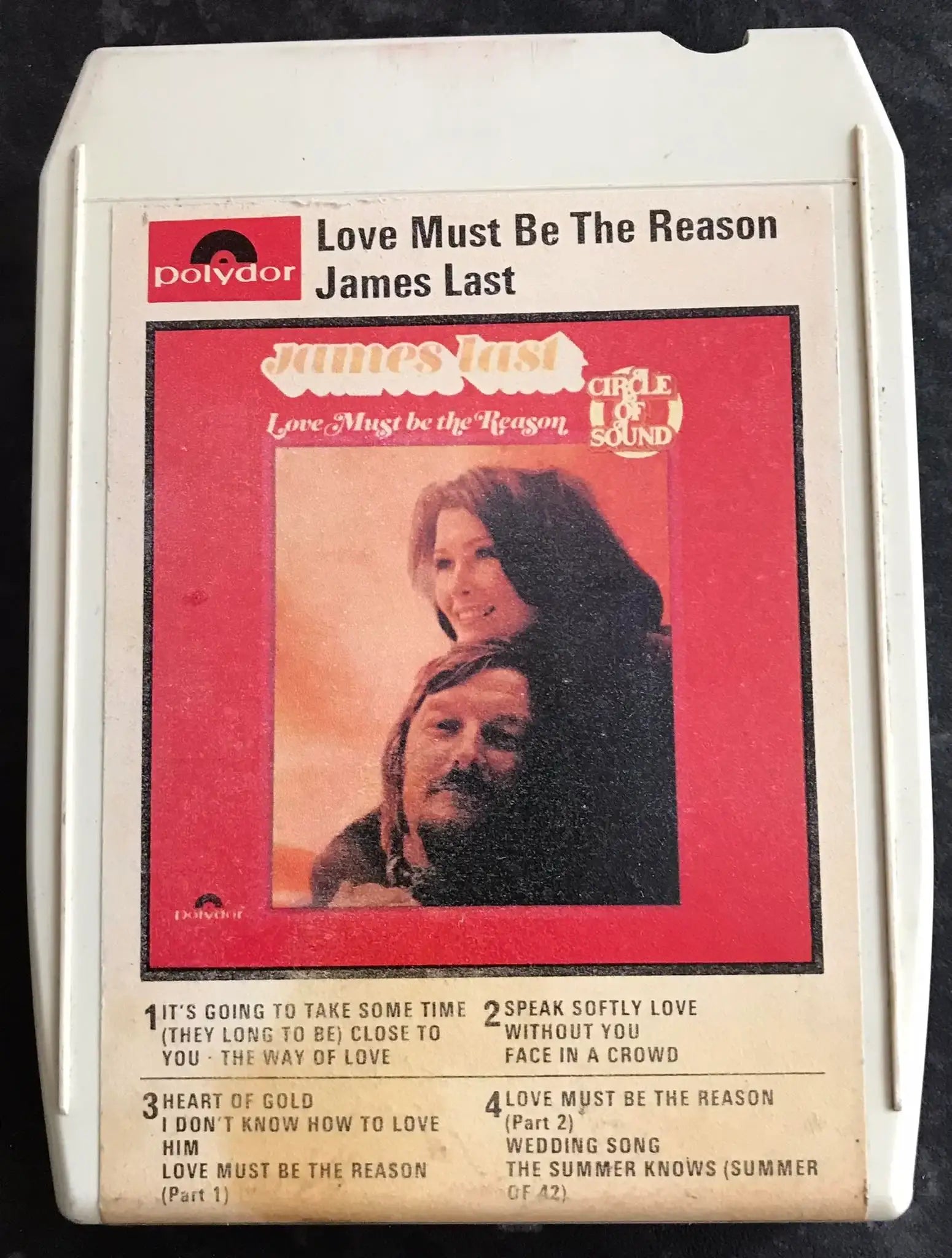 8 Track Stereo, James Last, Love Must Be The Reason, Polydor, 3811 152 Magretro