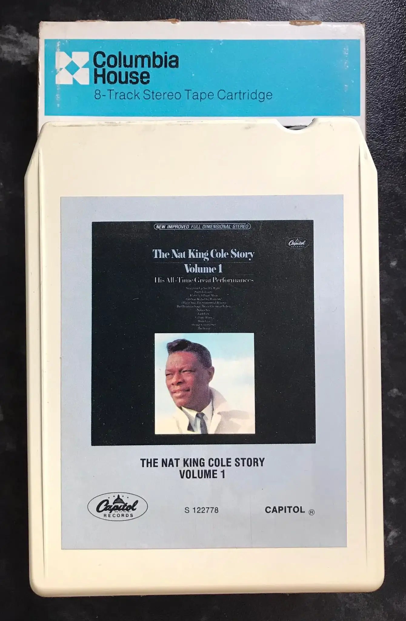 8 Track Stereo, The Nat King Cole Story Volume 1, Vintage Cassette Magretro