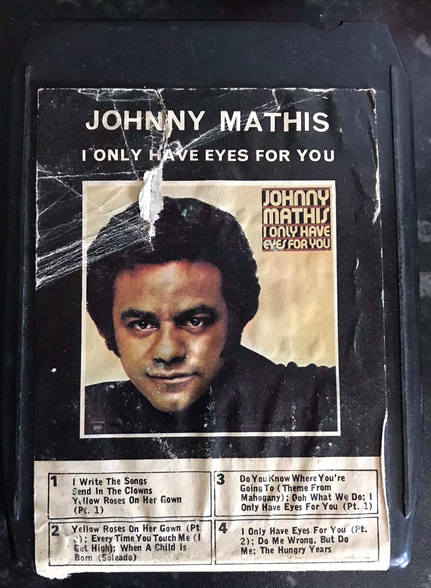 8 Track Stereo, Johnny Mathis, I Only Have Eyes For You, CBS, 42-81329 Magretro