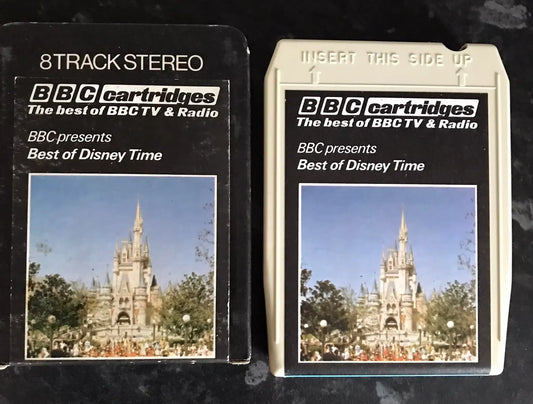 BBC Presents Best Of Disney Time, 8 TRACK Vintage Cassette Magretro