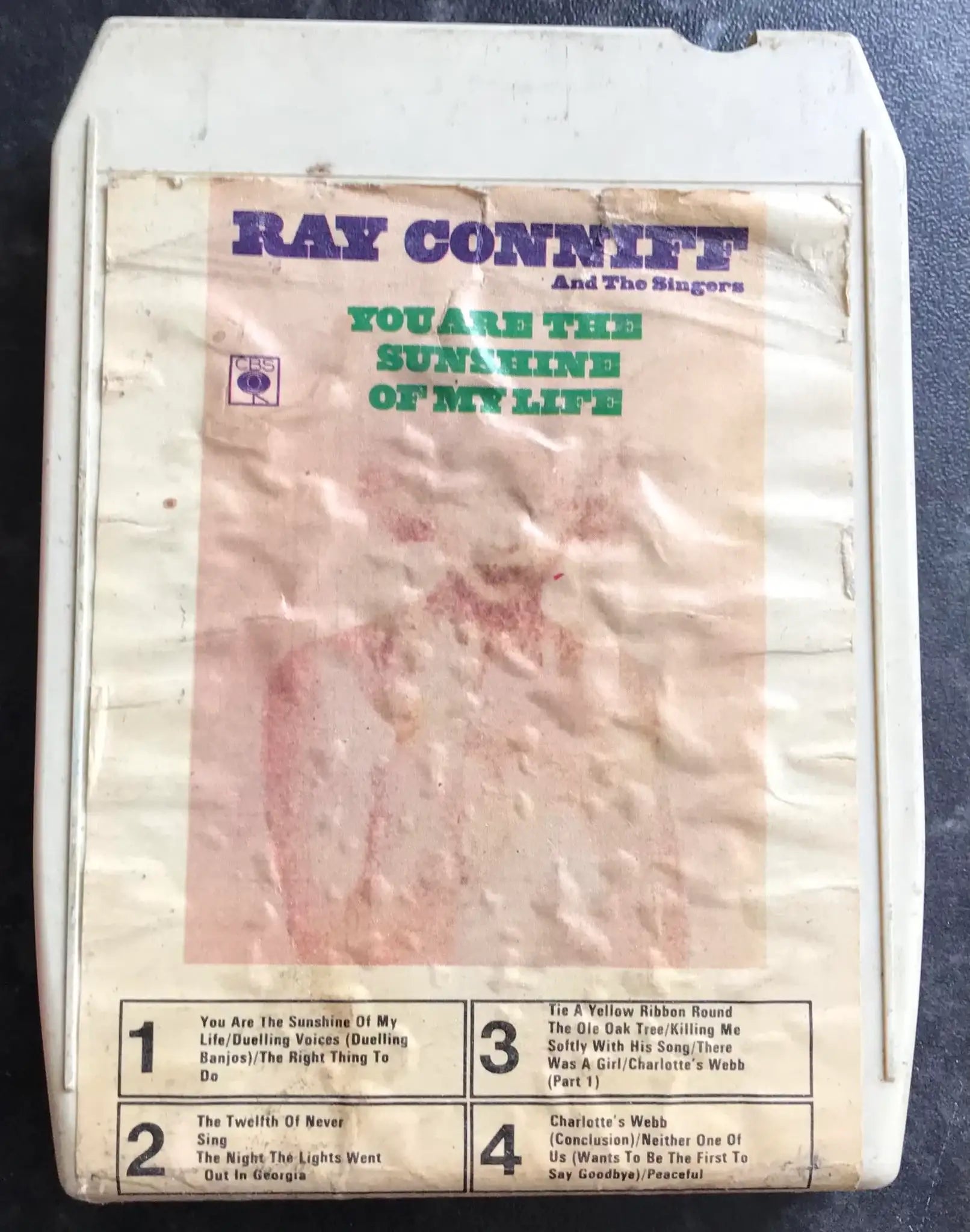 8 Track Stereo, Ray Conniff and the Singers Cartridge, CBS, 42-65625 Magretro