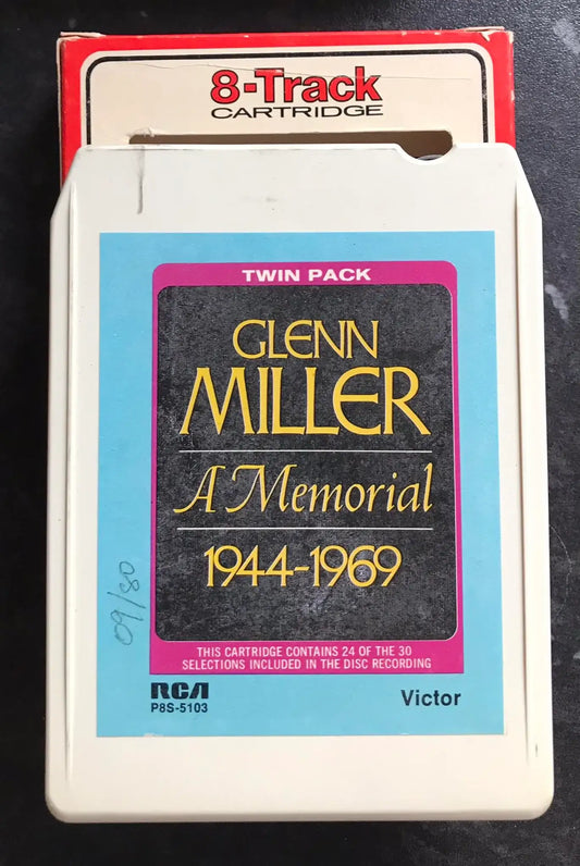 8 Track Stereo, Glenn Miller A Memorial 19441969, Vintage Cassette Magretro