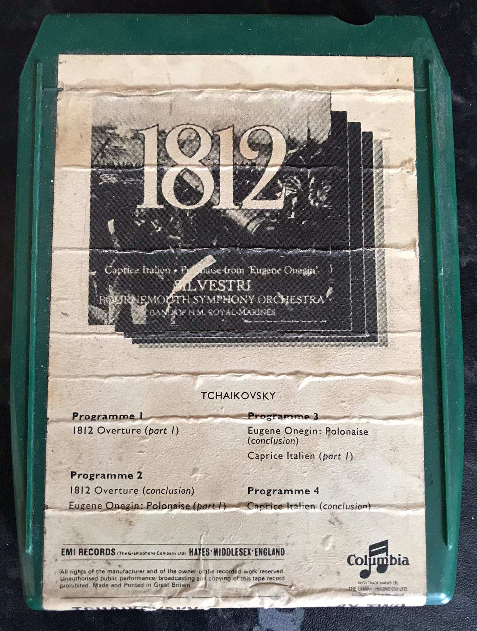 8 Track Stereo, Tchaikovsky 1812, Bournemouth Symphony, 8X-TWO 139 Magretro