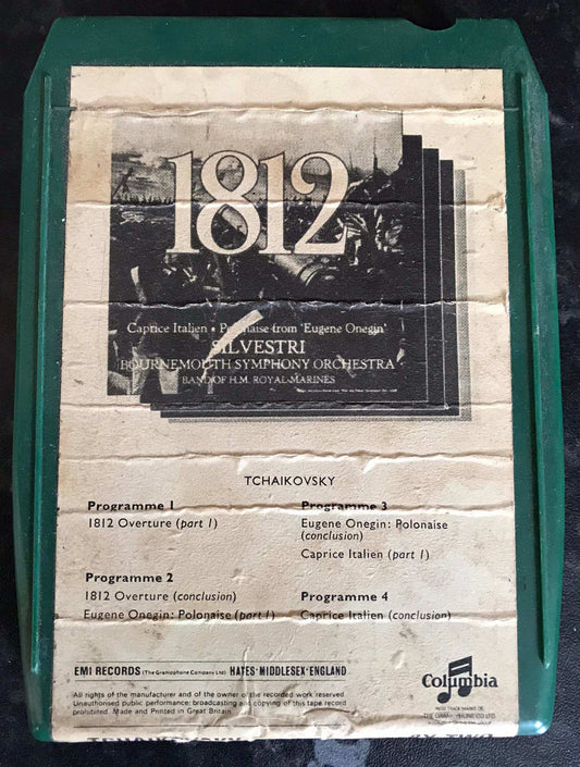 8 Track Stereo, Tchaikovsky 1812, Bournemouth Symphony, 8X-TWO 139 Magretro