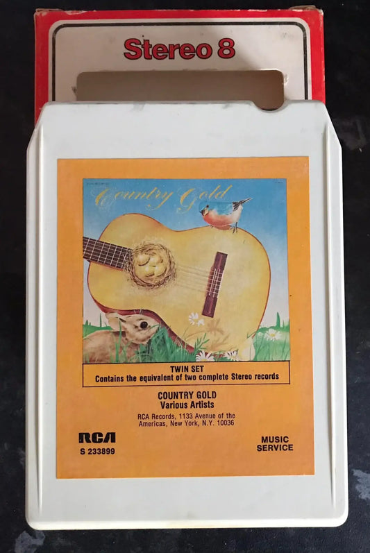 8 Track Stereo, Country Gold, Vintage Cassette Magretro