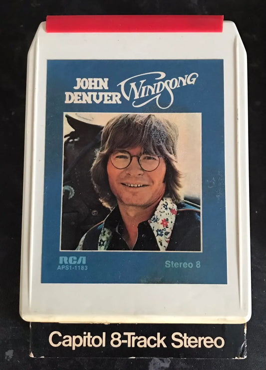 8 Track Stereo, John Denver, Windsong, Vintage Cassette Magretro