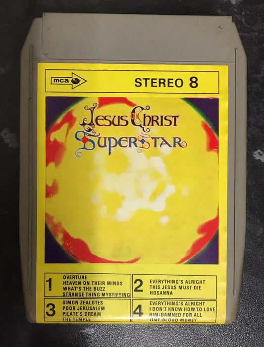 8 TRACK Stereo, Jesus Christ Superstar, Vintage Cassette Magretro