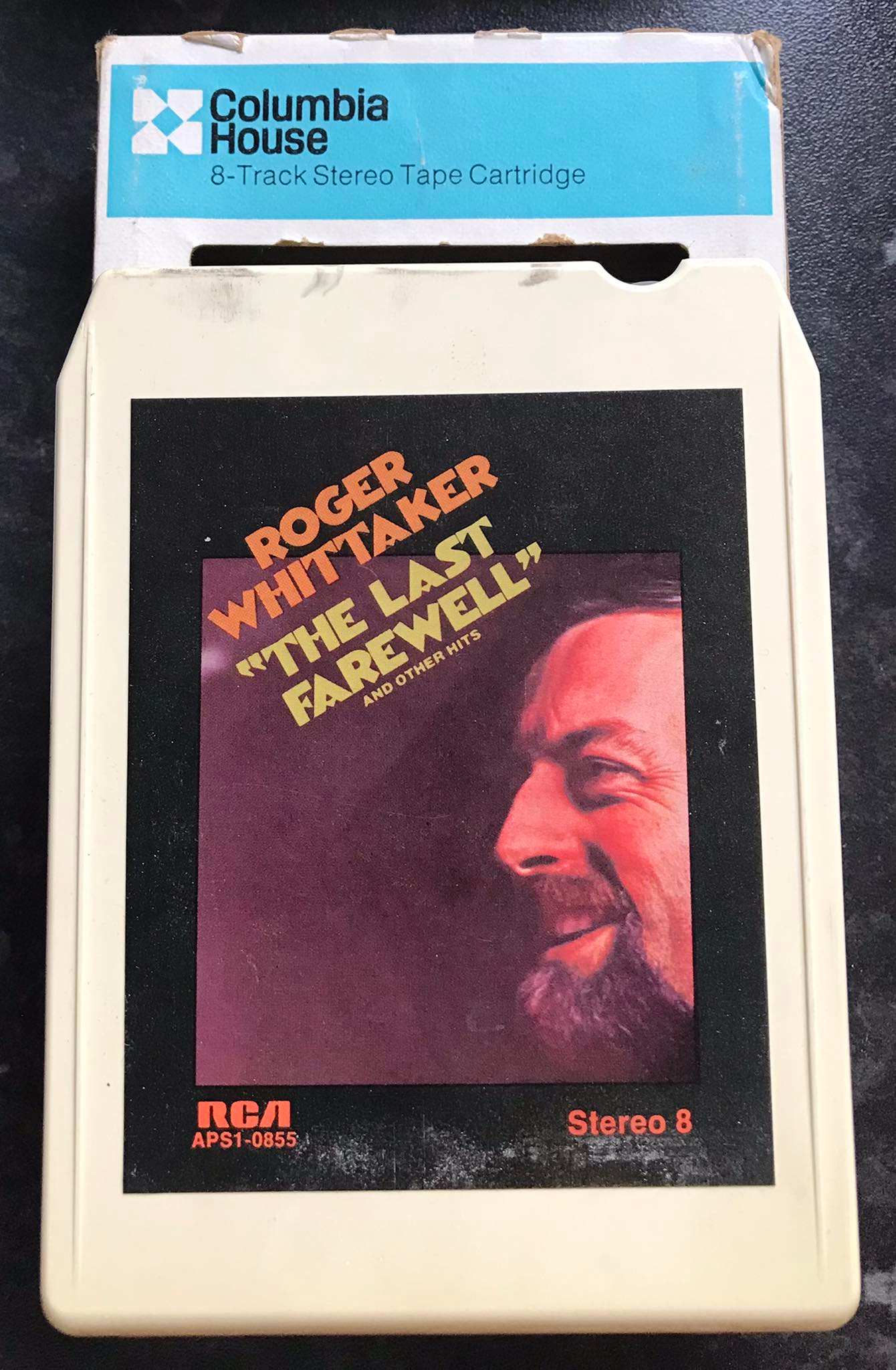 8 Track Stereo, Roger Whittaker, The Last Farewell, Vintage Cassette Magretro