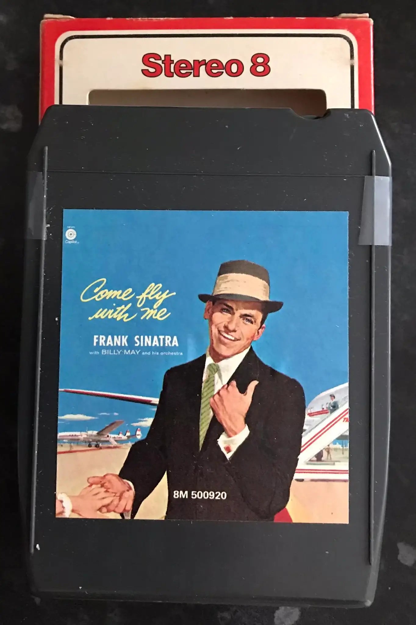 8 Track Stereo, Frank Sinatra, Come Fly With Me, Vintage Cassette Magretro