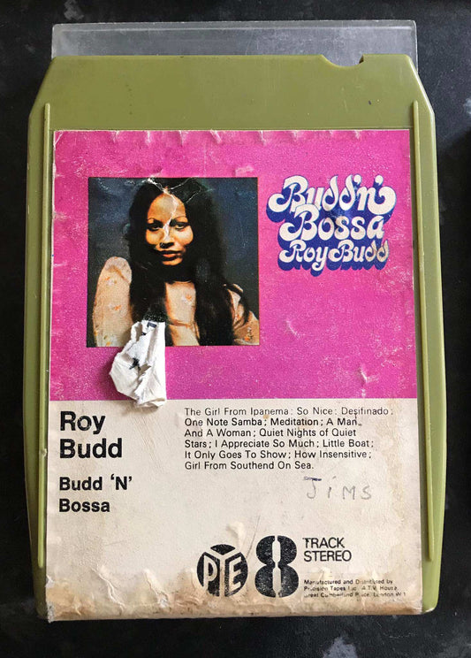 8 Track Stereo, ROY BUDD, Budd 'N' Bossa Cartridge, PYE, Y8P 18354 Magretro