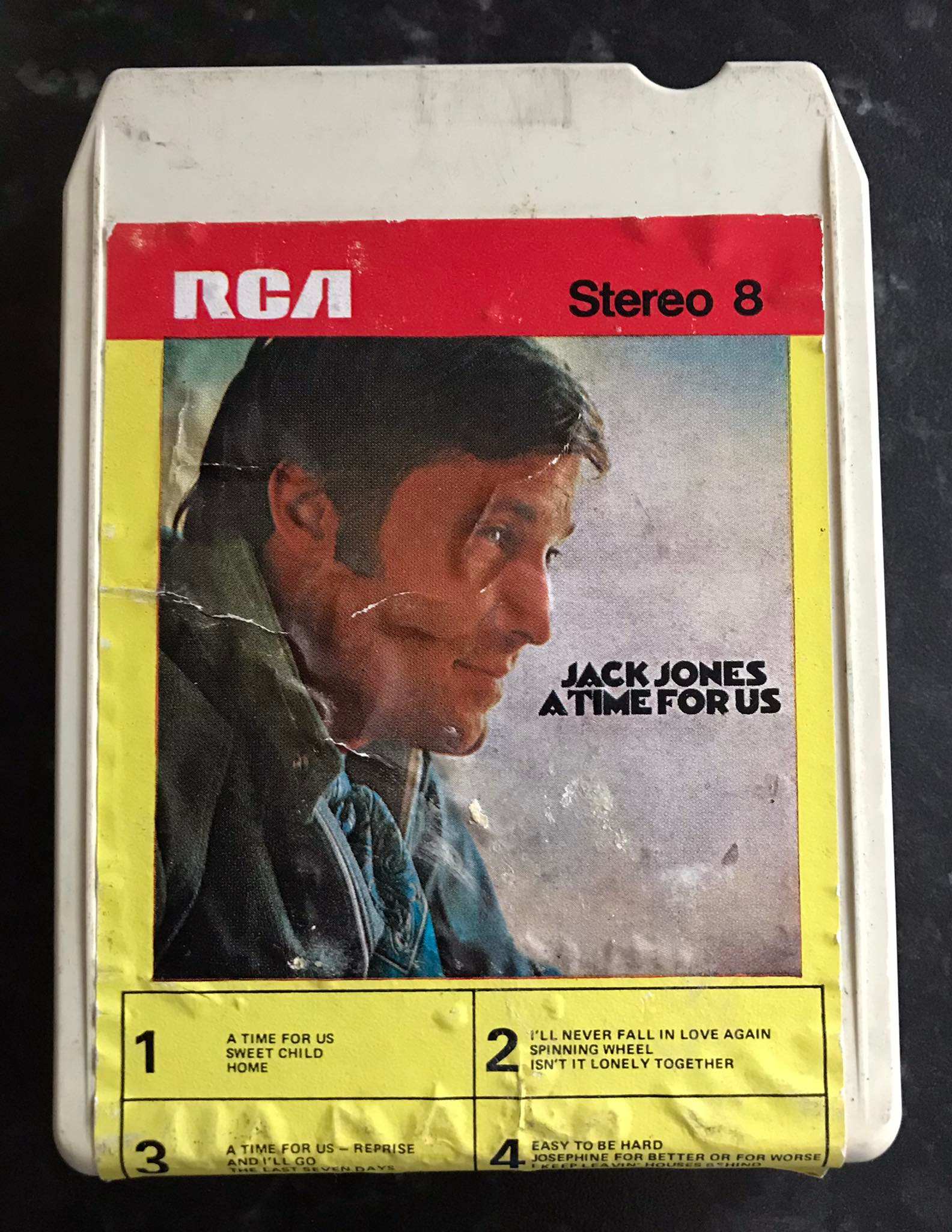 Jack Jones, A Time For Us, 8 TRACK Vintage Cassette Magretro