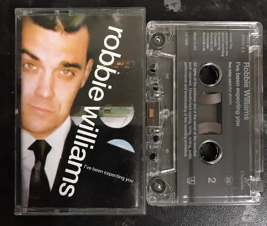 Robbie Williams "I've Been Expecting You" vintage cassette with clear case and inlay.